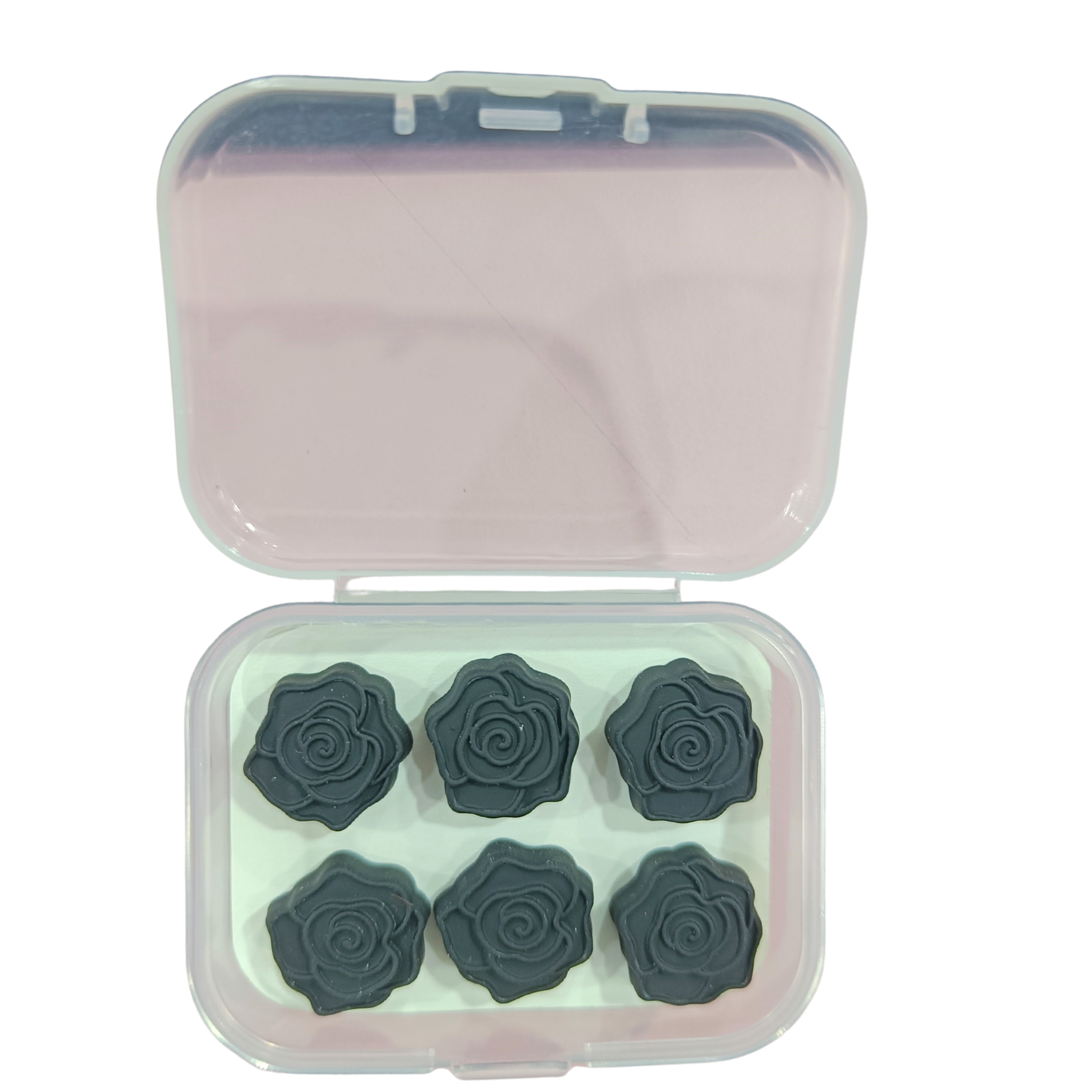đ§˛Designer Hijab Magnets Set â Box of 6 (Rose Shape)- MP-014