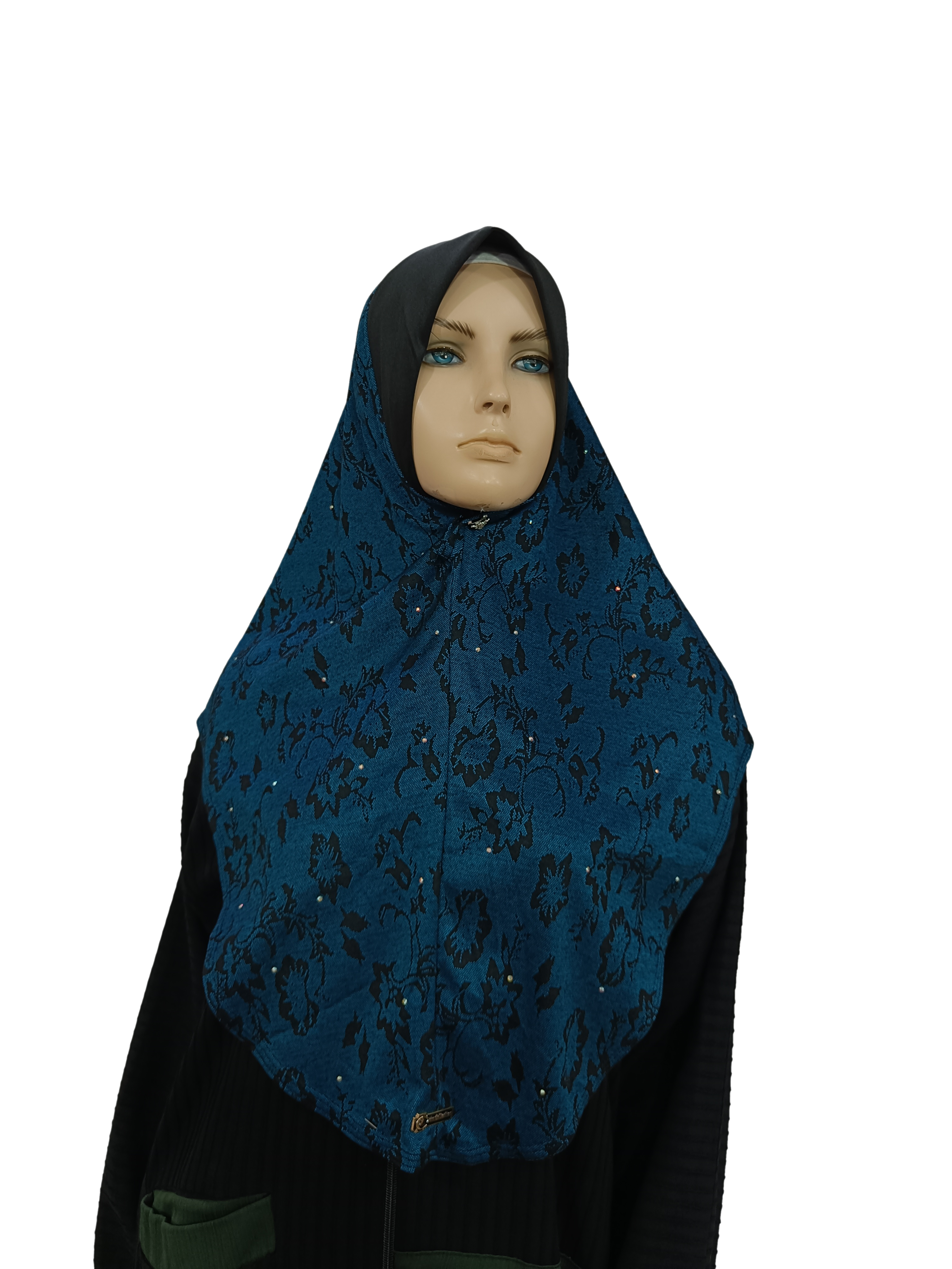 Instant Self Design Denim Hijab - B006P009