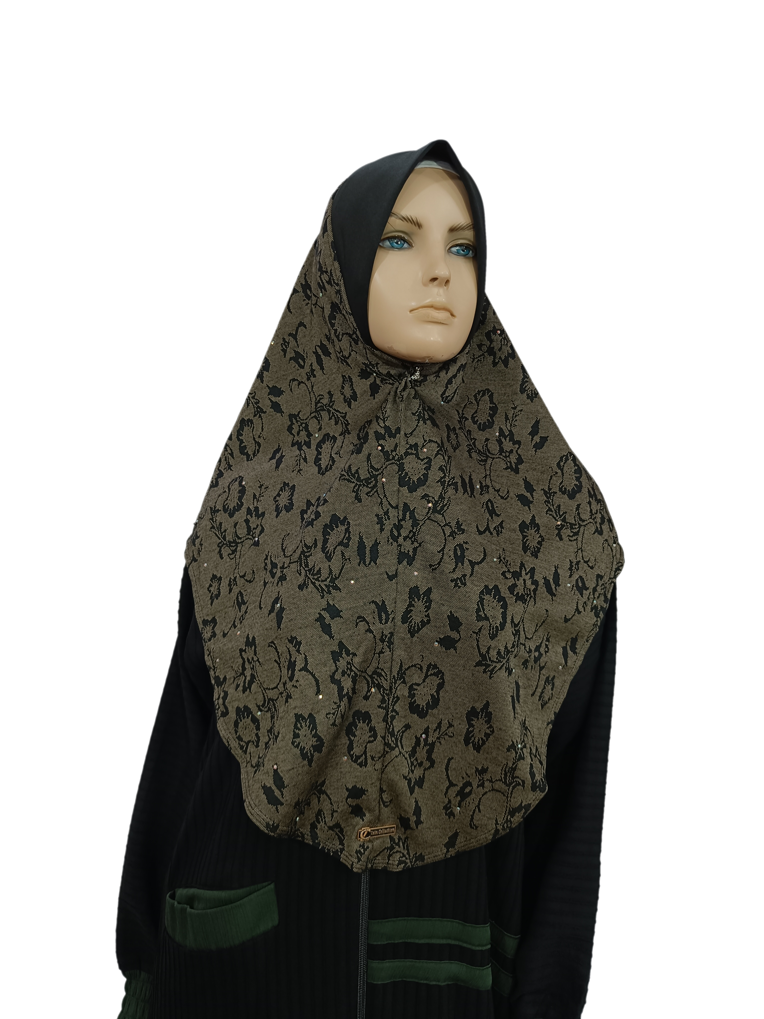 Instant Self Design Denim Hijab - B006P010