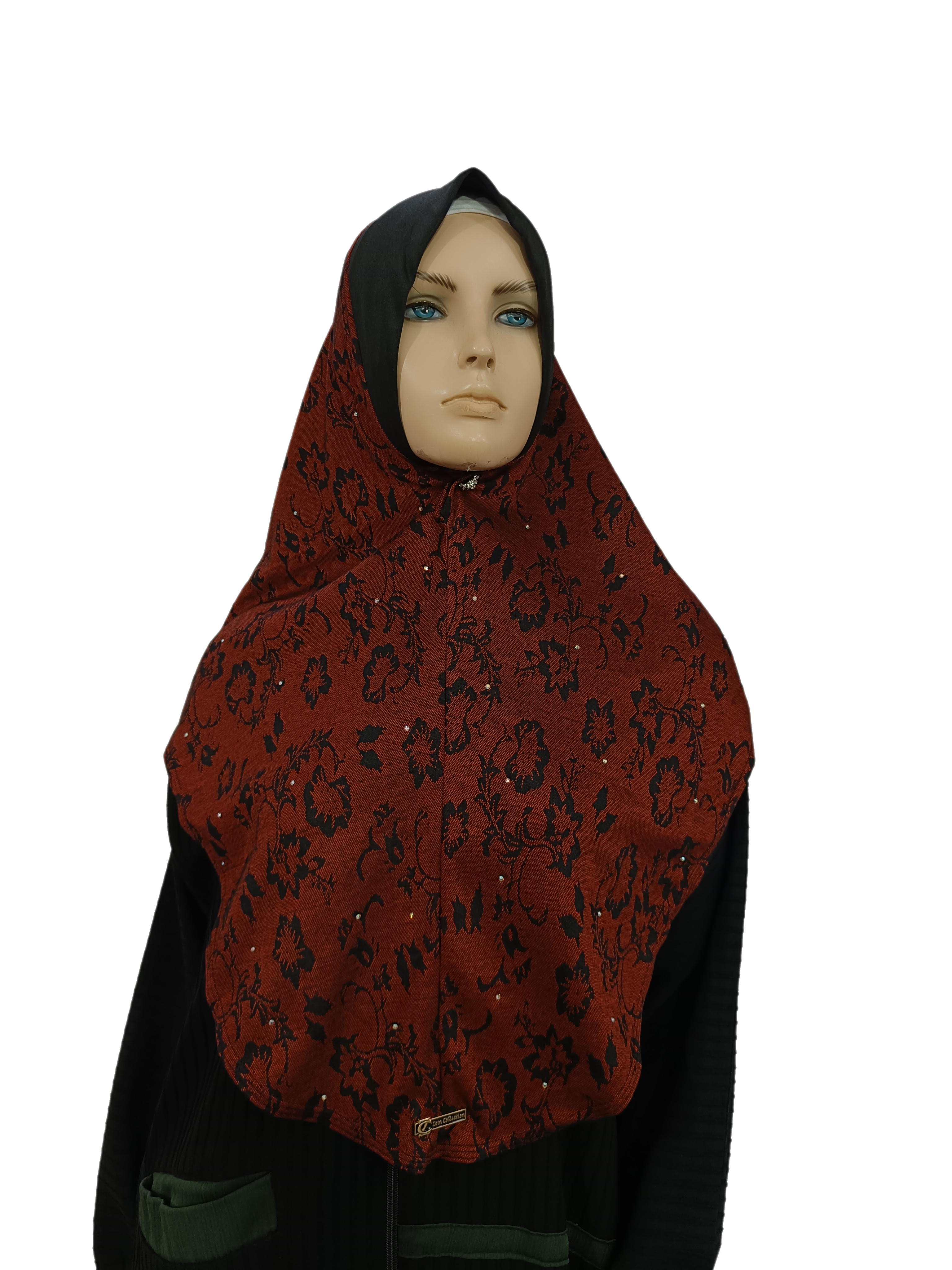 Instant Self Design Denim Hijab - B006P011