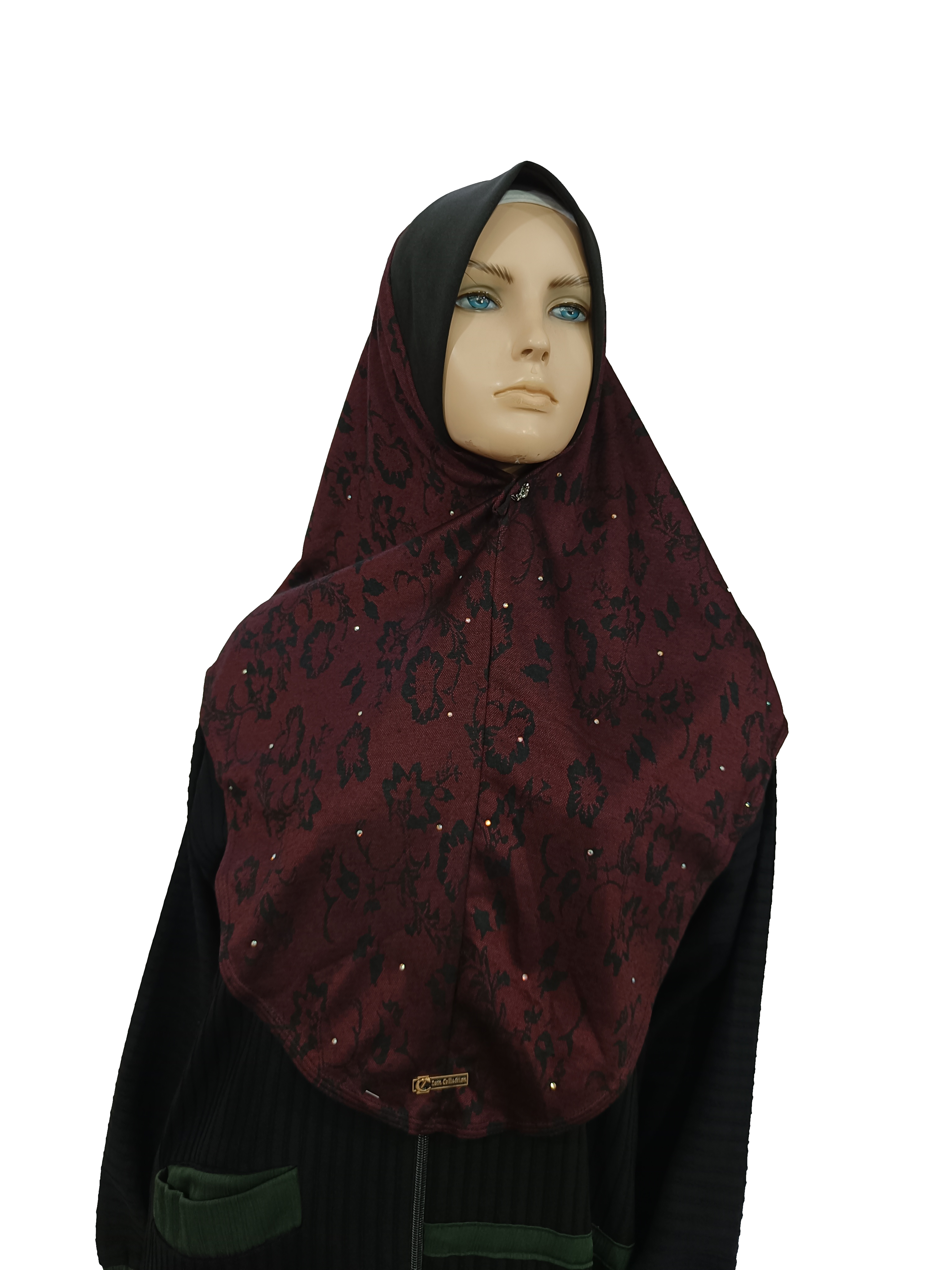 Instant Self Design Denim Hijab - B006P013