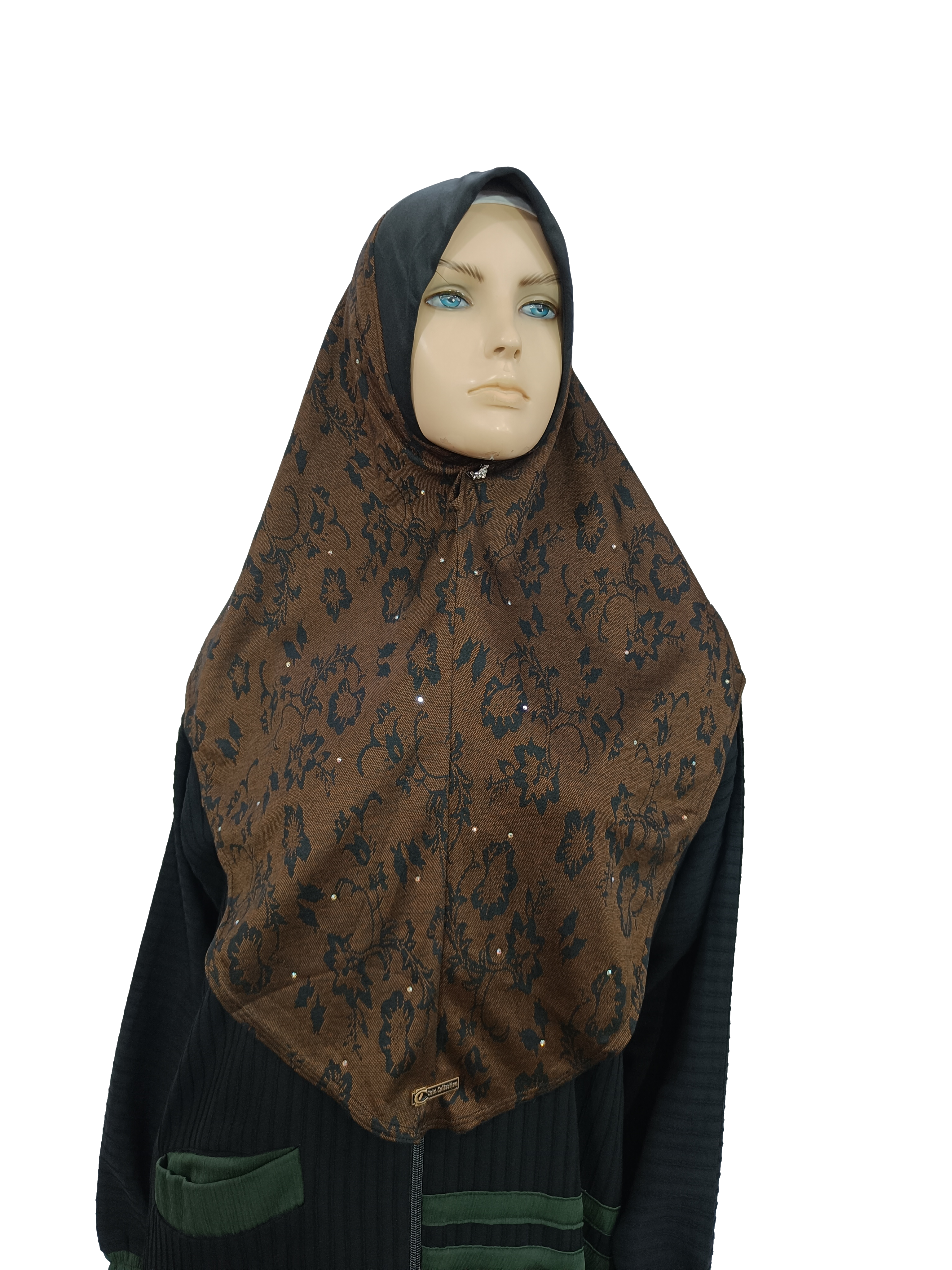 Instant Self Design Denim Hijab - B006P015