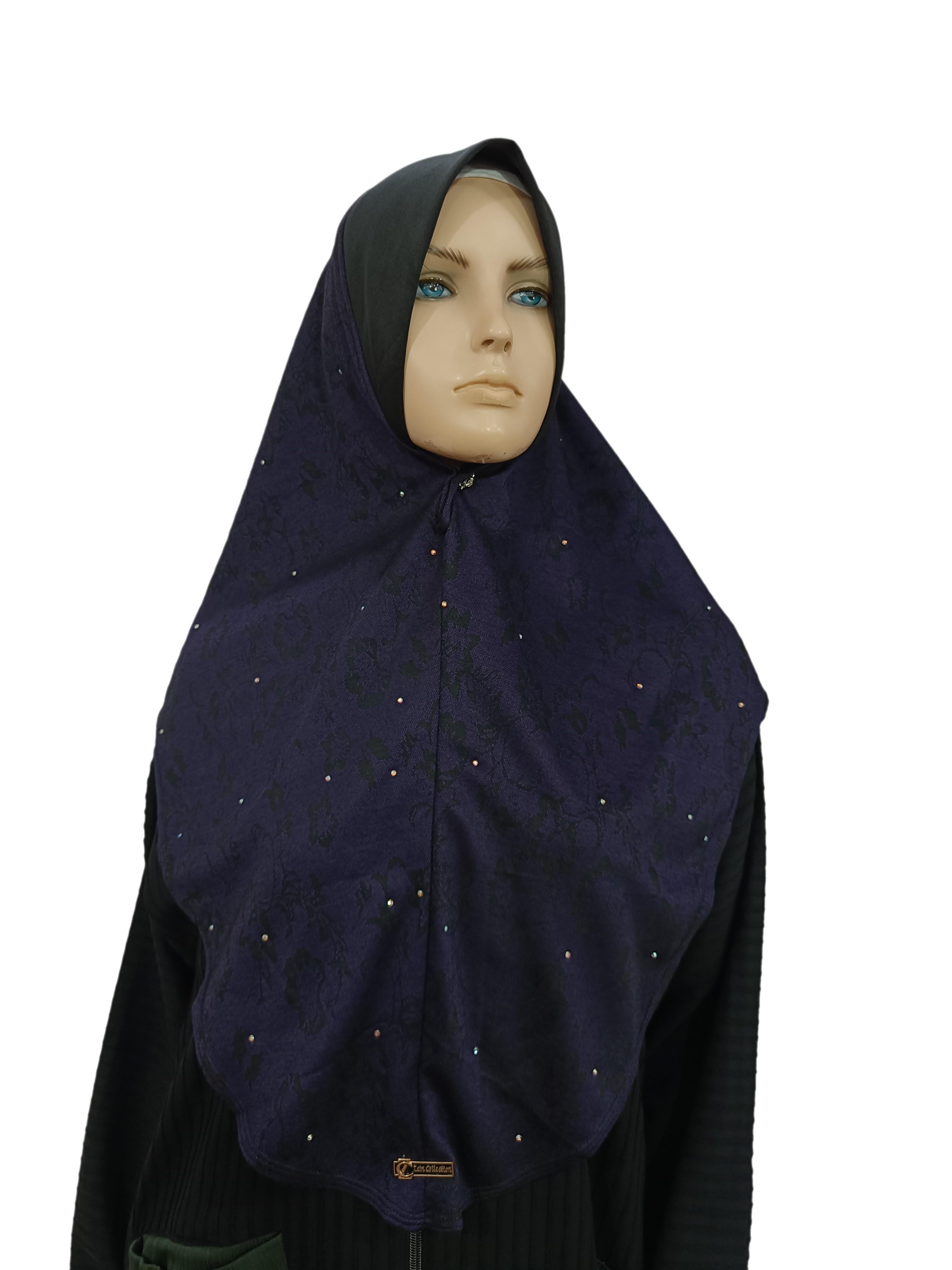 Instant Self Design Denim Hijab - B006P016