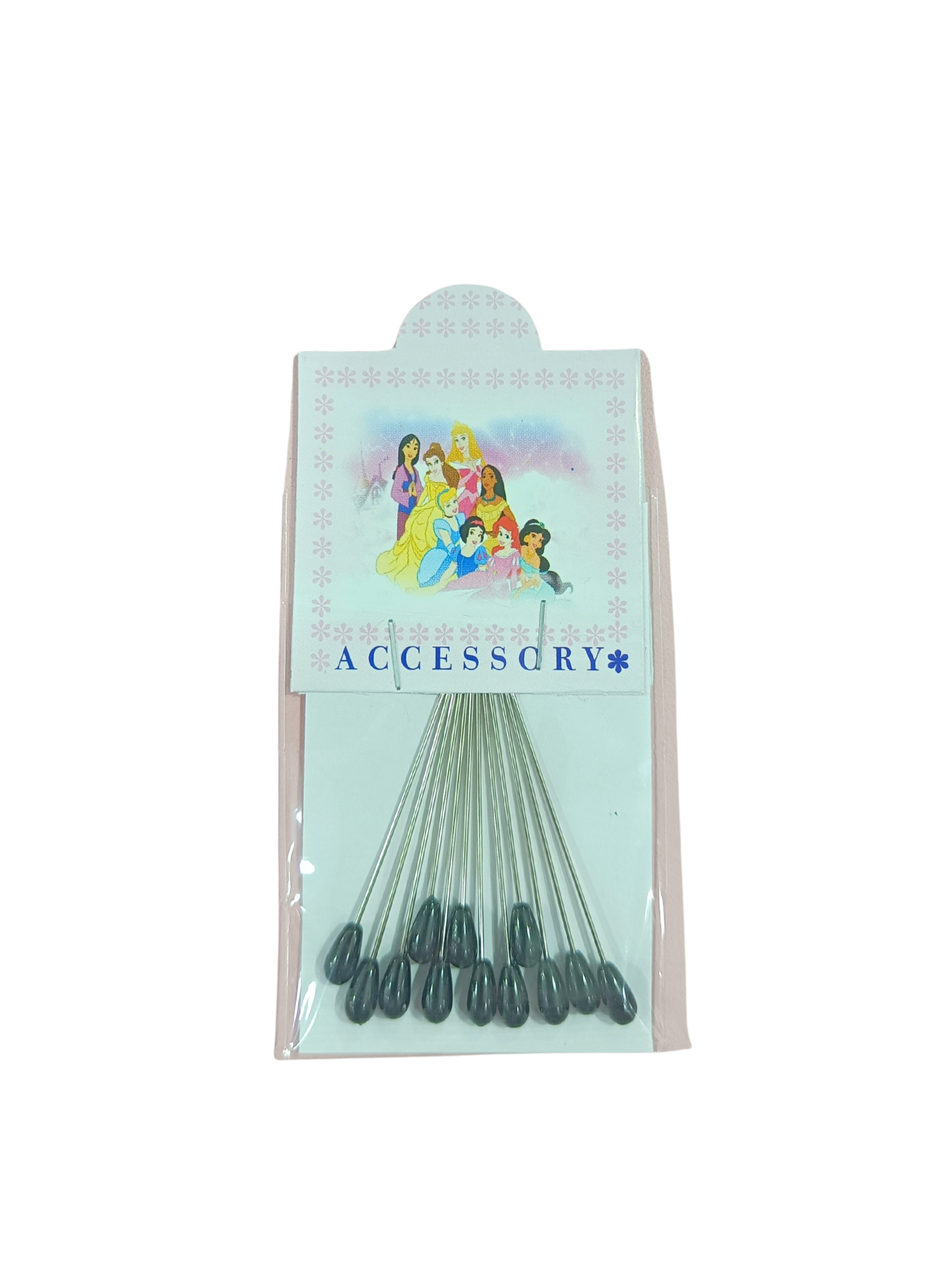 🖤 Black Pearl Hijab Pins – Classic & Secure- MP-023
