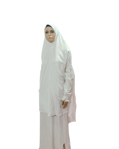 Printed Cotton Namaaz Hijab – Soft, Breathable & Full Coverage.B009P024