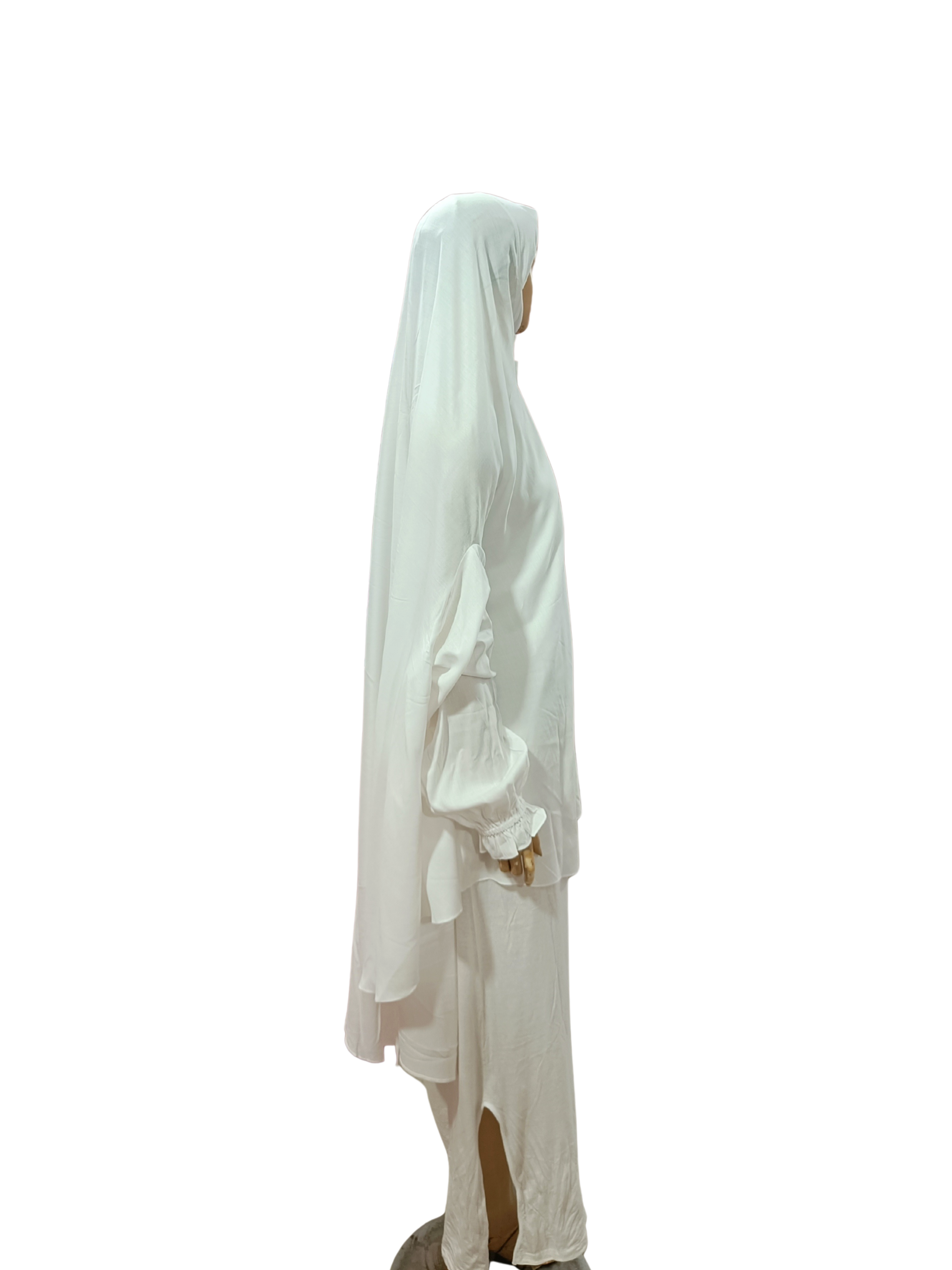 Printed Cotton Namaaz Hijab – Soft, Breathable & Full Coverage.B009P025