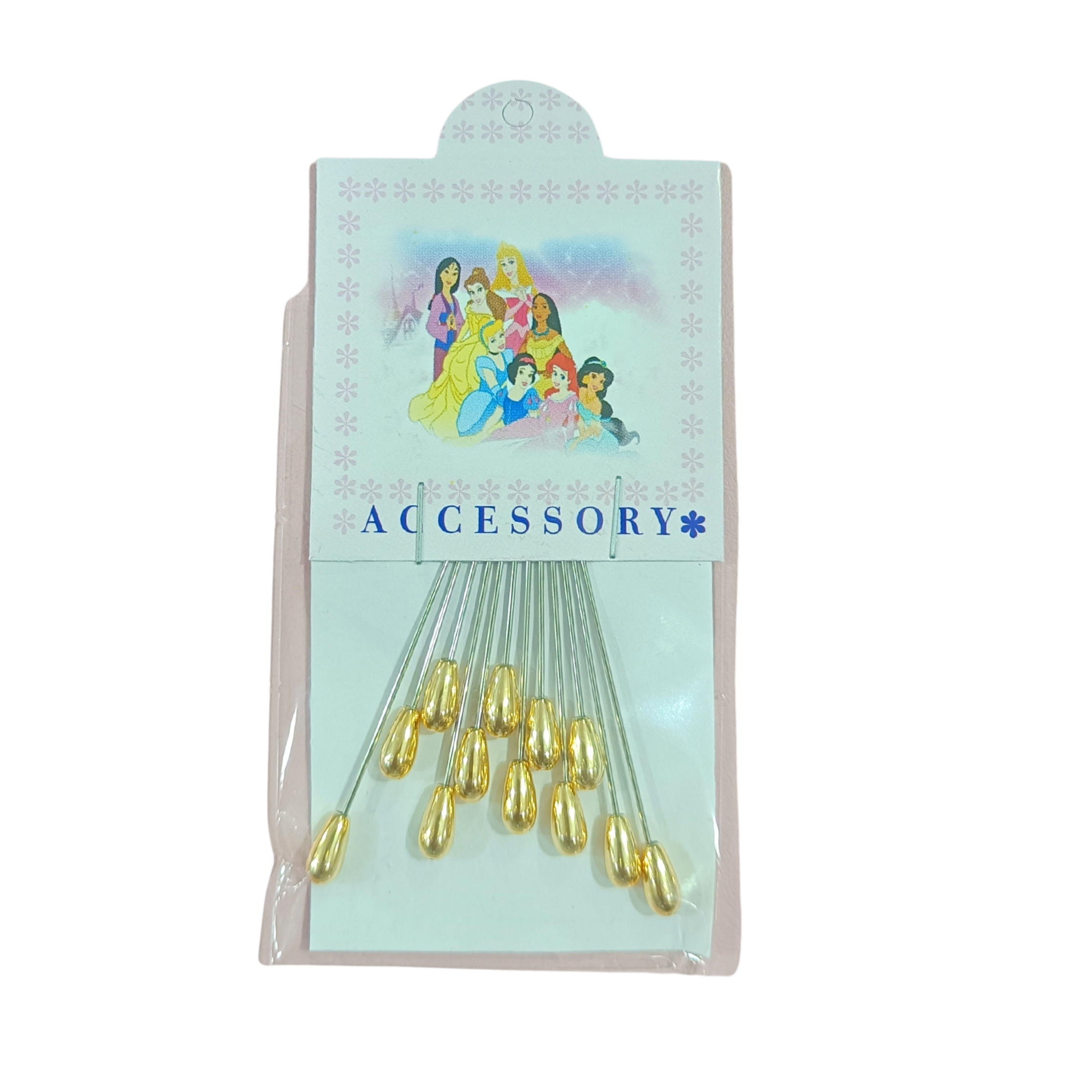 🌟 Gold Pearl Hijab Pins – Elegant Finish- MP-022